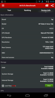 AnTuTu v4 system information