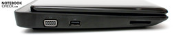 Left Side: VGA, USB 2.0, 3-in-1 Cardreader