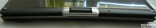 Front Side: Infrared port, WLAN switch