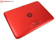 Wrong color: In Europe HP offers the Slate 10 HD only with a silver-colored back cover.