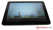 Many games such as Angry Birds run smoothly on the tablet.