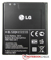 A replaceable battery with 8.2 Wh