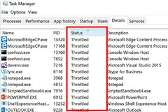 App throttle in Windows 10 build 15002 Windows 10 build 15002 changes to include blue light reduction and many other changes