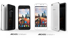 Archos 50 Helium Plus and 55 Helium Plus 4G smartphones with Android 5.1 Lollipop