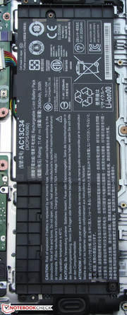 The battery can be replaced in case of a defect.