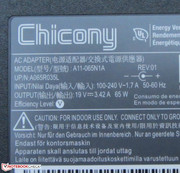 ...and offers a maximum power of 65 watts.