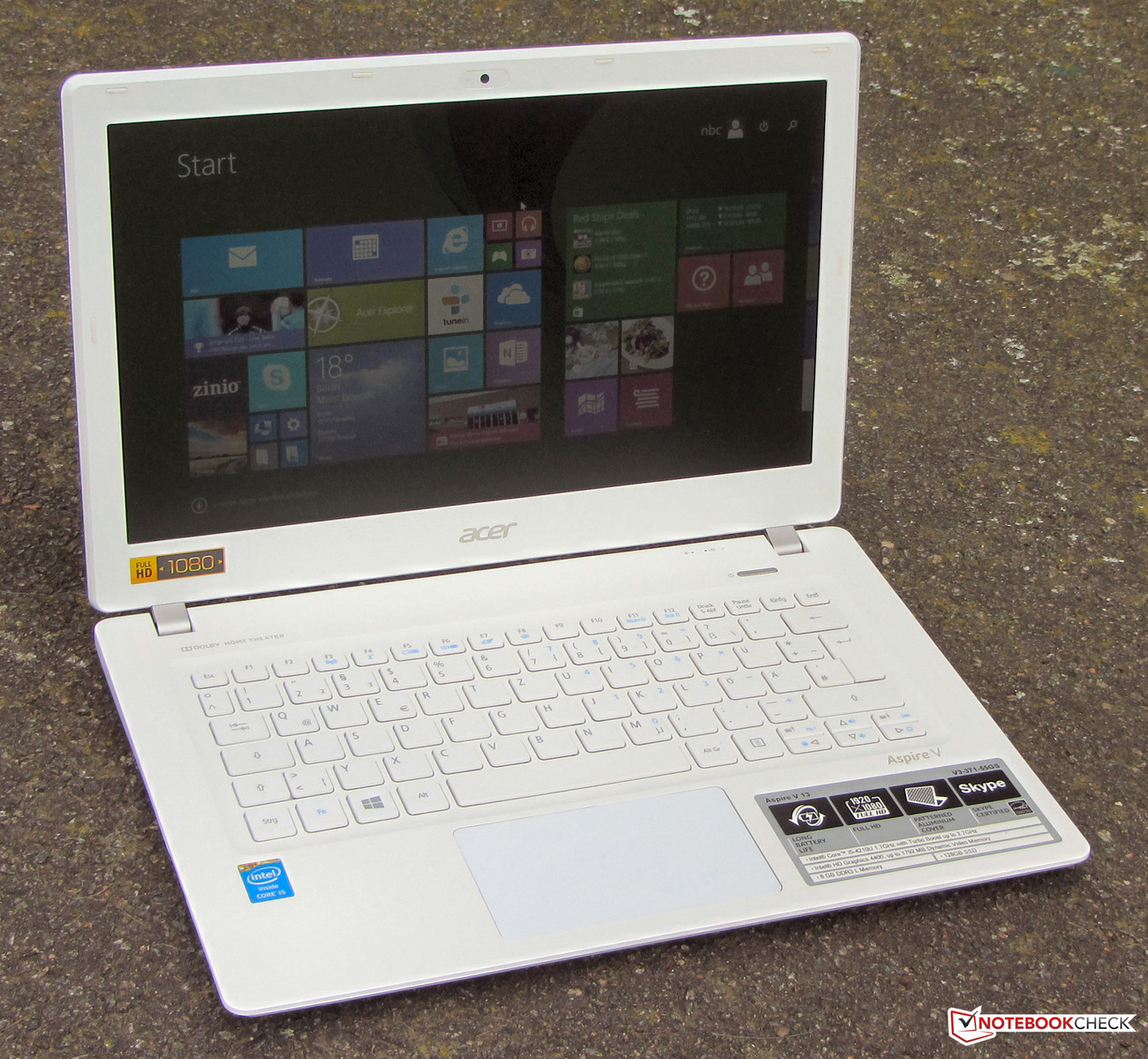 Acer Aspire V3-371-55GS Subnotebook Review - NotebookCheck.net Reviews