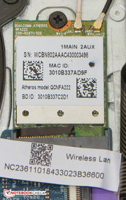 Good: Two Wi-Fi antennas are installed.