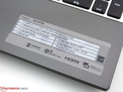Acer incorporate a high-end WUXGA non-glare IPS panel.