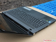 Acer uses a solid plastic base unit with aluminum inlays.