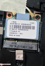 Two Wi-Fi antennas are built-in.