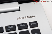 Sonicmaster's sound system is included to give the Asus a good sound.