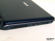 In the test the Asus N20A was relatively quiet. It practically only gets hot in the areas around the fan opening.