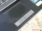 Touchpad with hard-rubber keys
