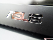 Asus logo below the screen,...