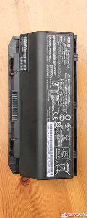 The battery's compact shape is unusual.
