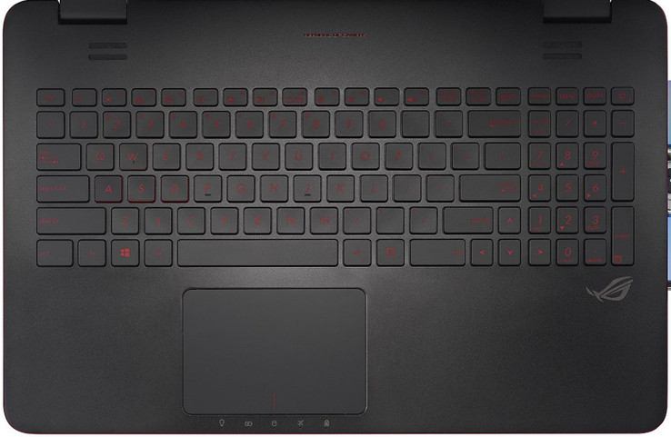 Input devices Asus GL551JK (photo: Asus)