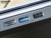 The N73 has the matching interfaces for the living room or for the desk (USB 3.0, HDMI).