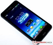 The smartphone display has a very high brightness, ...