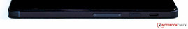 Right side: Volume rocker and power button