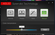 Asus Splendid: Color profiles
