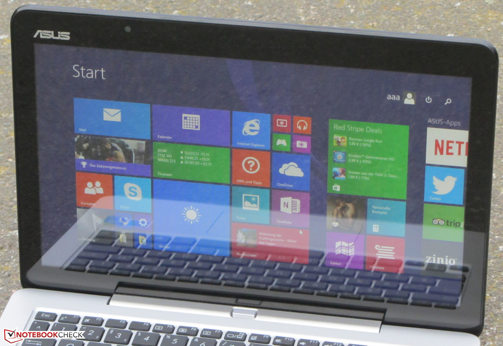 Asus Transformer Book T300FA Convertible Review - NotebookCheck