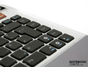 Chiclet keyboard with large space between keys