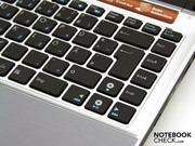 The keyboard does not live up to the same standard. The action is soft and the feedback is spongy.