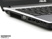 Looking at connectivity, there is only the bare minimum present, exactly what we already know of the Asus UL-series.