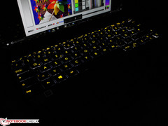 Keyboard illumination, very bright,...