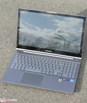 The ATIV Book 8 outside.