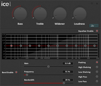 Audio settings