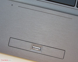 The touchpad supports multi-touch