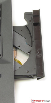 The DVD burner is compatible with every kind of DVD and CD.
