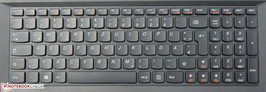The typical Lenovo AccuType keyboard.