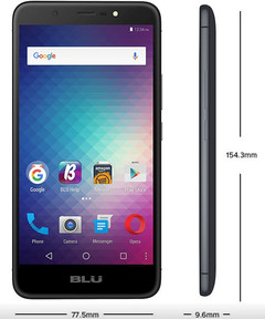 BLU Energy X Plus 2 Android smartphone with 5.5-inch 720p display and MediaTek MTK6580 SoC