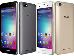 BLU Products X2 and M2 Android Marshmallow smartphones with metallic body