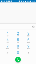 Telephone App: numeric pad