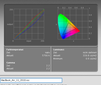 Calibration result with the i1 Display2