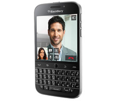 BlackBerry Classic smartphone with BlackBerry OS 10 and full QWERTY keyboard