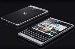 BlackBerry Passport Silver Edition QWERTY keyboard smartphone with square display