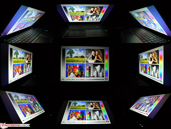 Viewing angles: HP ZBook 15 G2 UWVA Full HD