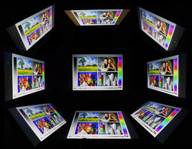 Viewing angles: Inner laptop screen