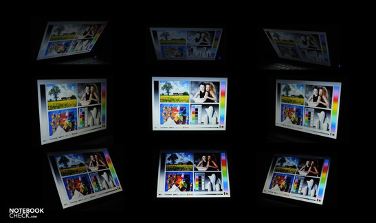 Viewing angles: Asus Eee PC 1015B