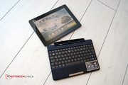 Our test sample and its docking keyboard