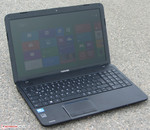 The Toshiba Satellite C850-1LX.