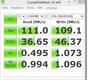 CrystalDiskMark 111 MB/s Seq.Read