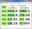 Crystal Disk Mark 454 MB/s read