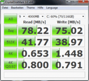 CDM example 7200 HDD HP G62-130EG 78 MB/s