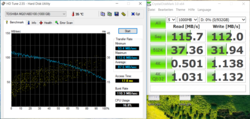 Scores: Toshiba MQ01ABD100 @serial ATA